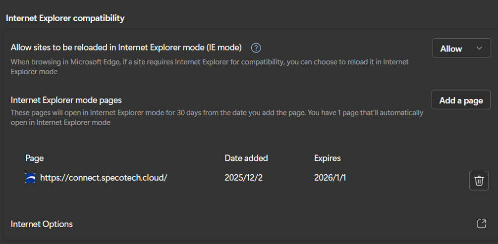 microsoft edge internet explorer mode end of life